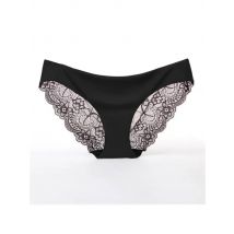 Women's Sexy Lace Panties Seamless Cotton Breathable Briefs Girls Transparent Underpants Plus Size Brand Underwear 1 Piece