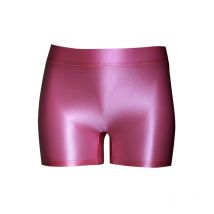 Mens Sexy Nylon Sheer Shiny Oil Boxer Shorts Underwear Solid Color Boxershorts Erotic Elastic Ice Silk Panties Underpants Cueca