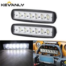 6 LED Auto Arbeit Licht Hohe Helle Scheinwerfer Universal Offroad Automobil Lkw Fahren Nebel Scheinwerfer DRL Fahren Lampe 12 V