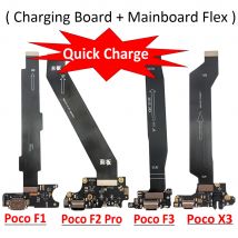 Nuovo Per Xiaomi Poco F2 Pro F1 F3 X3 Pro USB Alimentazione Scheda di Ricarica Connettore Spina Porta Dock Con Mainboard Scheda Madre Cavo Della Flessione