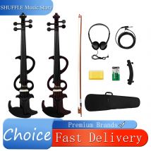 IRIN AE-07 Electric Violin Solid Wood Body Built-in Pickup Headphone Jack Silent Practice Mode Tunable Professional Violin
