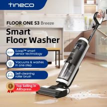Odkurzacz Tineco Floor One S3 Breeze, bezprzewodowy mop elektryczny do mycia podłóg na mokro i sucho, samooczyszczający, inteligentne urządzenie domowe