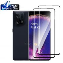 2/4 pezzi in vetro temperato per OPPO Find X5 Pro X6 X3 Pro X3 Neo 3D protezione schermo curvo antigraffio