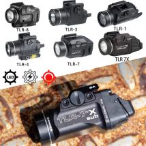 Latarka LED Airsoft Streamlight TLR 7X TLR-1 HL TLR1 TLR7 TLR8 Laser Scout do Glock 17 Taurus Pasuje do szyny 20mm Tracer