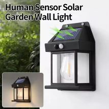 Neue Solar Wolfram Filament Lampe Im Freien Wasserdichte Intelligente Induktion Wand Lampe Hof Garten Villa Beleuchtung Nachtlicht