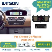 WITSON Android Auto Radio Für Citroen C4 Picasso 2006-2013 GPS WiFi Audio Fahrzeug Head Unit Carplay RDS Auto stereo Multimedia