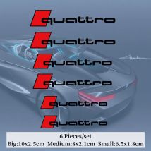 Auto Pinze Ruota Badge Adesivo per Sline Quattro RS A3 S3 A7 A1 B5 Q2 A6 Q5 B8 TT 80 Q3 A5 B7 A4 Q7 R8 Decorazione Auto