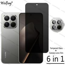 Folia Ochronna Prywatności na Ekran Xiaomi 15T Szkło Hartowane Anti-Spy Xiaomi 15T 15 T Pro Folia na Obiektyw Aparatu Szkło na Xiaomi 15T