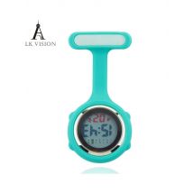 Digital Silicone Nurse Watches Fob Pocket Watch Brooch Lapel Timepiece Doctor Nurse Gift Clock Unisex Fashion&Casual