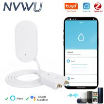 Tuya Zigbee Leck Sensor Wasser Leckage Detektor Leckage Sensor Wasser Sensor Verhindern Wasser Leckage Für Smart Home SmartLife