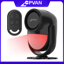 CPVAN Wireless 433Mhz Rivelatore a infrarossi Sensore di movimento Allarme con telecomando Rilevatore di movimento antifurto per la sicurezza domestica 125dB