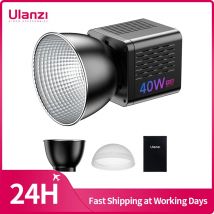 Ulanzi L024 40W RGB Video Light 2500-6500K Bi-color 0-359 °   RGB COB Light Mini Bowens Mount Fill Light 3400mAh COB Light