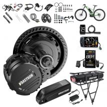 TONGSHENG TSDZ16 48V 1000W Elektryczny Zestaw do Konwersji Roweru z Silnikiem Centralnym do Rowerów Górskich eMTB o Rozmiarze BB 68-73mm, Prędkość 60KM/H