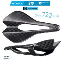 RYET 12K Carbon Racing Sattel 72g 7x9mm Ovale Schiene Triathlon Rennrad MTB Kies Fahrrad Sattel für Zeitfahren XC Enduro