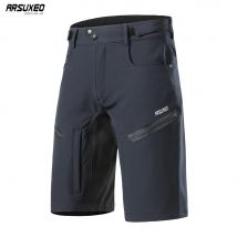 ARSUXEO Herren-Radhose, lockere Passform, MTB, Mountainbike-Shorts, Outdoor-Sport, Wandern,