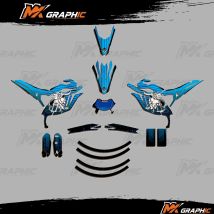 For Surron Ultra Bee 2023 2024 2025 Motorcycle Graphic Background Decals Sticker Kit