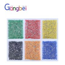 1000PCS E7508 0508 1008 1508 2508 Wire Copper Crimp Connector Insulated Cord Pin End Terminal AWG 0.5mm 0.75mm 1mm 1.5mm 2.5mm