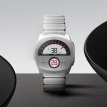 DG Creative Multi-Function Men's Watch, Stainless Steel Strap, LCD Display Digital Watch, Men's Casual and Rugged Watch