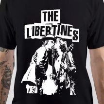 The Libertines Band Black Full Size T Shirt For Friend Sg312 Webp