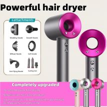 Szybka suszarka do włosów do użytku domowego z jonizacją ujemną, bezłopatkowa, do pielęgnacji włosów, szybkie suszenie, redukcja hałasu, mocna suszarka do salonu fryzjerskiego.