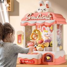 Klauenmaschine für Kinder, Mini-Verkaufsautomaten, Arcade-Süßigkeiten, Indoor-Klauenspiel, Preise, Spielzeug, elektronische Musik, Fangen, Puppenmaschine, Geschenk
