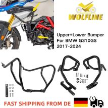 WOLFLINE G310GS Motorschutzbügel oben + unten Sturzbügel für BMW G310 GS G 310GS Motorrahmen Stoßstange Stuntkäfigstangen 2017–2024