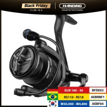 HANDING Kołowrotek grafitowy M1, 12kg Max Drag, 9 + 1 BB, 5,2: 1 Przełożenie, do wszystkich celów, stal nierdzewna Finesser