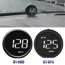 New B1 Obd2 HUD Display Universal G1 Head Up Display GPS Speedometer with RPM Alarm Water Temperature Gauge Volt Car Accessories