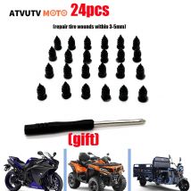 12PCS 24PCS Motorrad Vakuum Reifen Reparatur Nägel Lkw Auto ATV Roller Fahrrad Reifen Punktion Reparatur Tubeless Werkzeuge