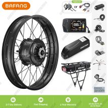 Bafang G062 48V1000W Ebike Conversion Kit 26 Inch 20 Inch Rear Hub Motor Kits for 20/26 inch Snow Fat Bike Electronic Bike Kit