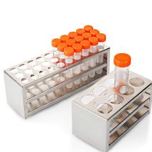 Estante para tubos de ensayo, soporte para tubos de ensayo de acero inoxidable para laboratorio, estante para tubos colorimétricos, soporte para tubos de centrífuga para experimentos escolares