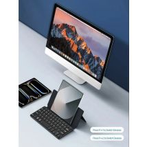 DUX DUCIS 2-in-1 Bluetooth Mini Keyboard with Phone Stand - Universal Compatible Multi-Device for iOS Android Windows Mac