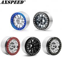 AXSPEED 4 pezzi in alluminio da 1,9 "mozzo per cerchione Beadlock per 1/10 RC Crawler Car Axial SCX10 Wraith TRX4 TRX6 CC01 F350 D90 90034