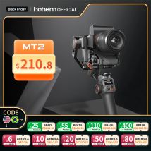 Hohem iSteady MT2 Kit para cámara sin Espejo, cámara de acción para teléfono inteligente, estabilizador para Sony/Nikon/Canon, de 3 ejes cardán, carga de 1,2 kg