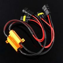 2 stücke 50W H7 H11 9006 Hb4 H4 9005 Hb3 Auto Last Widerstand Fehler LED Decoder Canbus Freie verdrahtung Canceller Decoder Licht