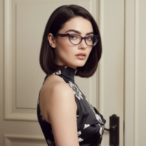 2025 Cat Eye Blaulicht-blockierende Brille für Damen, Ins-Stil, 8 Farben auf Lager