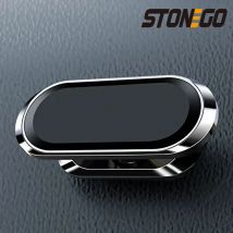 STONEGO-soporte magnético de Metal para teléfono móvil, base giratoria de 360 ° para coche, GPS, IPhone