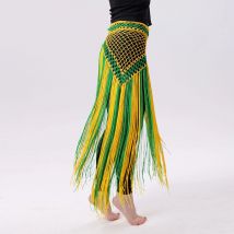 100% handgemachte Bauchtanz Hüfttuch ägyptischen Dreieck Schal kontrastierende Schals Weihnachten Git Idee