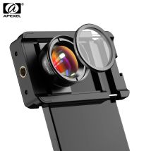 APEXEL Neue Upgrated 100mm Makro Objektiv Handy Objektiv 4K HD MacroLens Mit CPL Filter Multifunktionale Telefon Clip für Smartphone