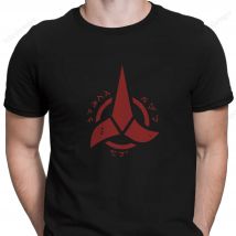 Star Trek Klingon Empire Herren-Grafik-T-Shirt mit Rundhalsausschnitt, Street-Casual-Style-Tops für Männer und Frauen