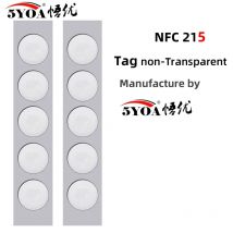 5YOA 50pcs 30pcs 10pcs Ntag213 Ntag215 NFC Tags NFC Sticker 13.56 MHZ 540Bytes RFID NFC Tag Stickers Adhesive Labels NFC Phones