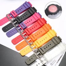 Cinturino in caucciù in resina da 16 mm adatto per Casio G-SHOCK 2110 GA2100 Bracciale per orologio per uomo Donna Accessori per cinturini