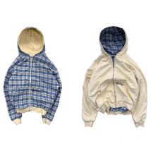 Autumn women's Gothic Harajuku ins street embroidery zipper fashion hooded cardigan sweatshirt street retro punk top Y2k clothin