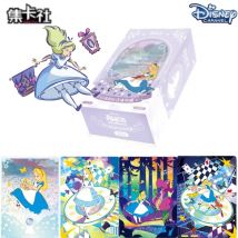 Carta. Divertimento ‌   Carte da collezione originali della nuova serie Disney Alice nel Paese delle Meraviglie Carte periferiche anime Regali di festa