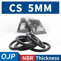 Thickness CS5mm Black NBR Nitrile Rubber O-rings Seals Gasket Washer temperature resistant wear-resistant oring