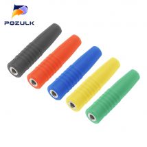 10PCS 2mm Bananen Buchse Isolierte Jack Stecker Draht Solder Stecker Messing