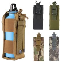 Molle etui na butelkę wody etui na sporty na świeżym powietrzu jazda konna Camping piesze wycieczki polowanie podróż stołówka uchwyt na czajnik narzędzie EDC saszetka biodrowa