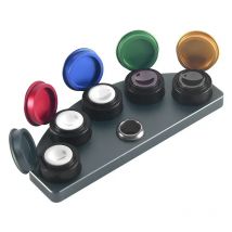 5 Dish Watch Repair lubrificanti olio grasso strumento di stoccaggio orologio professionale olio Dip Oiler Stand per orologiaio strumento di riparazione in metallo