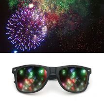 Frauen Mode Diffractive Optische Feuerwerk Gläser Spezielle Wirkung Sonnenbrille Erwachsene Dance Licht Zeigen Sonnenbrille Weibliche Gläser