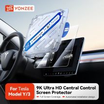 YZ dla Tesla Model 3 Y Highland 2025 Folia ochronna ze szkła hartowanego Matte Glare HD Center Control Folia ochronna na ekran dotykowy